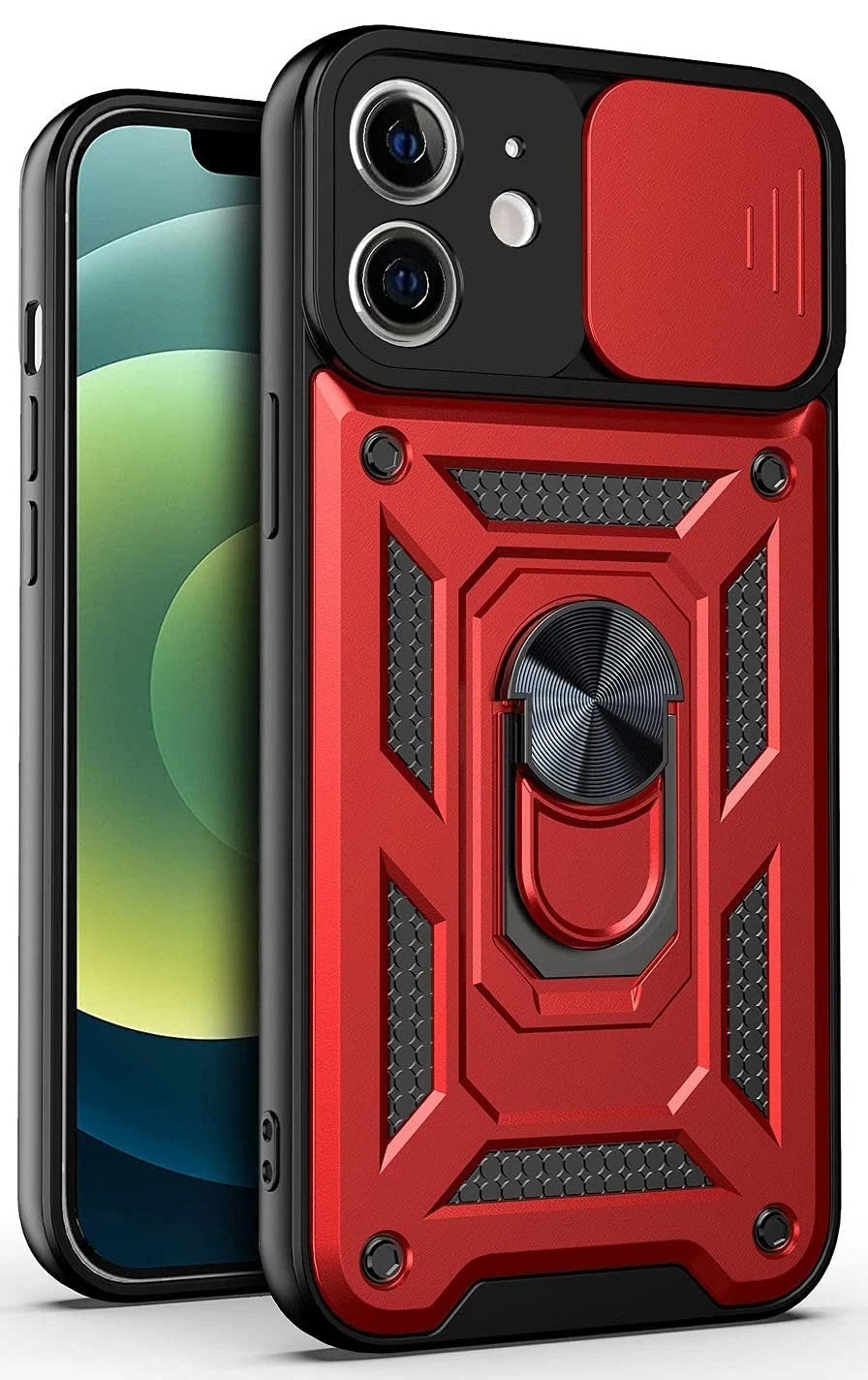 Shockproof Ring Stand Armor Case For iPhone
