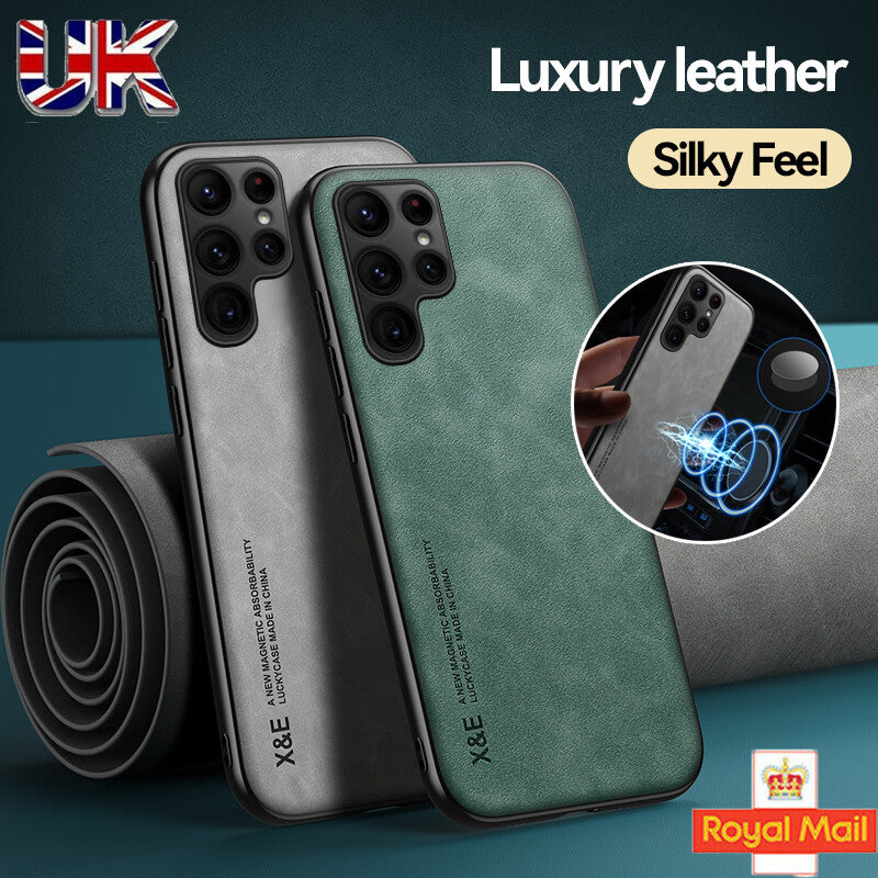 Shockproof Magnetic Leather Cover For Samsung Galaxy S Ultra Plus