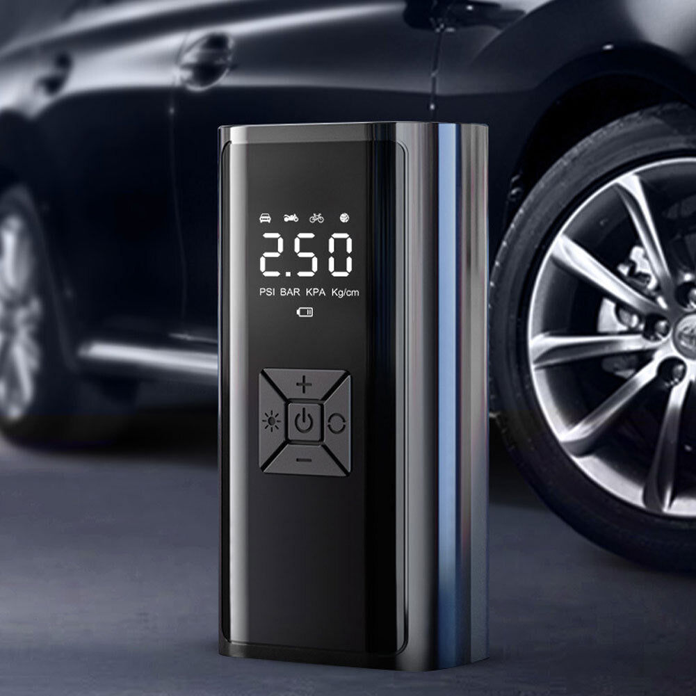 Car Tyre Inflator Cordless Digital USB Rechargeable
