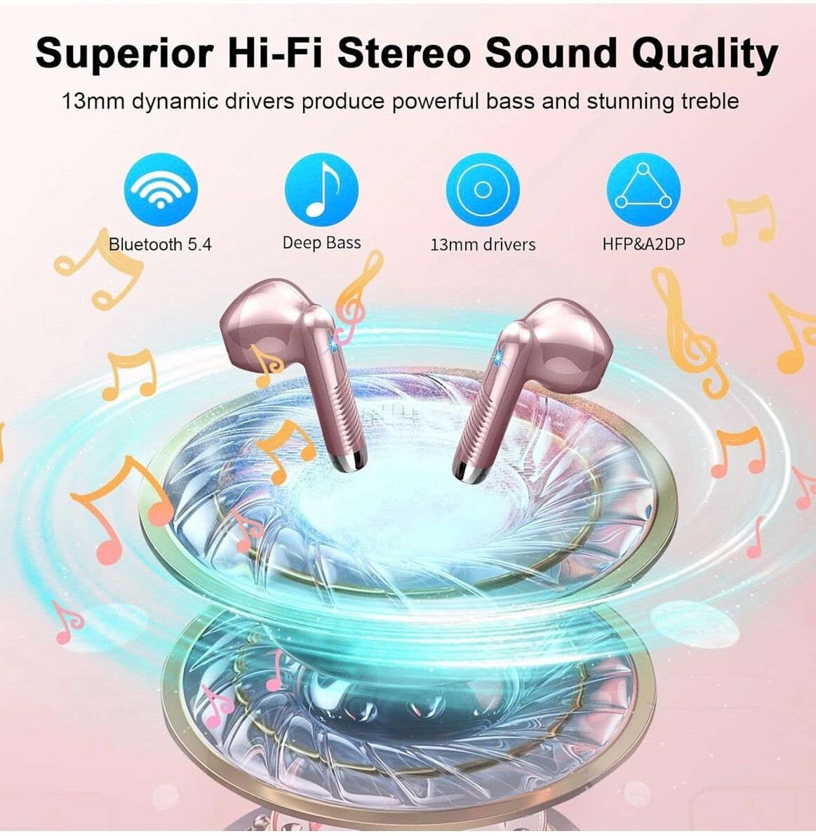Wireless Earbud Bluetooth 5.3