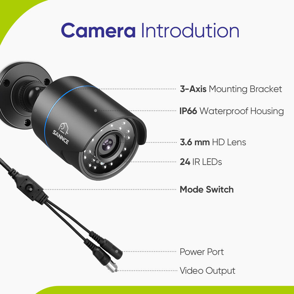 1080P Bullet Camera Indoor Outdoor Night Vision UK