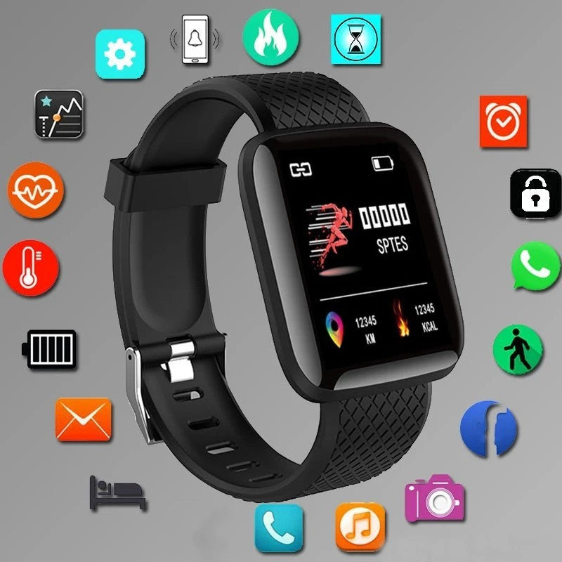 Smart Watch Men Women Fitness Tracker Blood Pressure Heart Rate Sport Watches UK