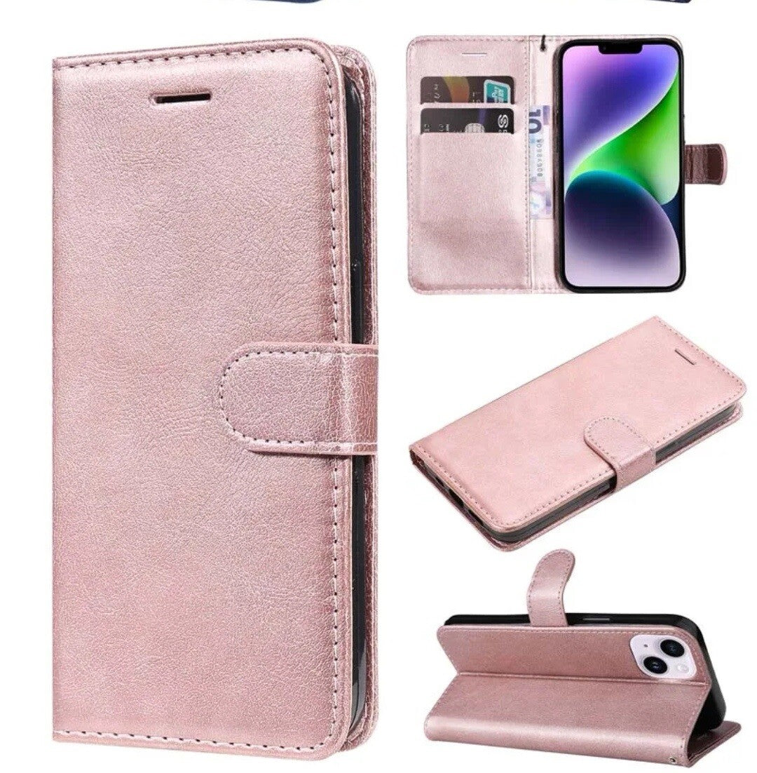 Case For iPhone 17 Pro Max 17e 15Pro 14 13 12 11Pro XR SE 16 Leather Flip Wallet