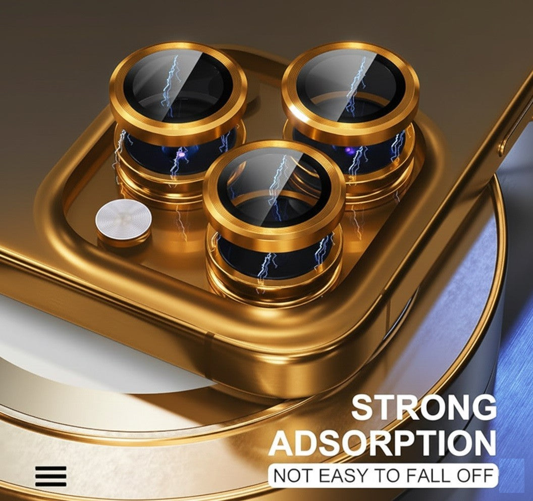 Camera LensGlass Protector Metal Ring for iPhone 17 Pro 14Pro 15Pro 16Pro 17E 13