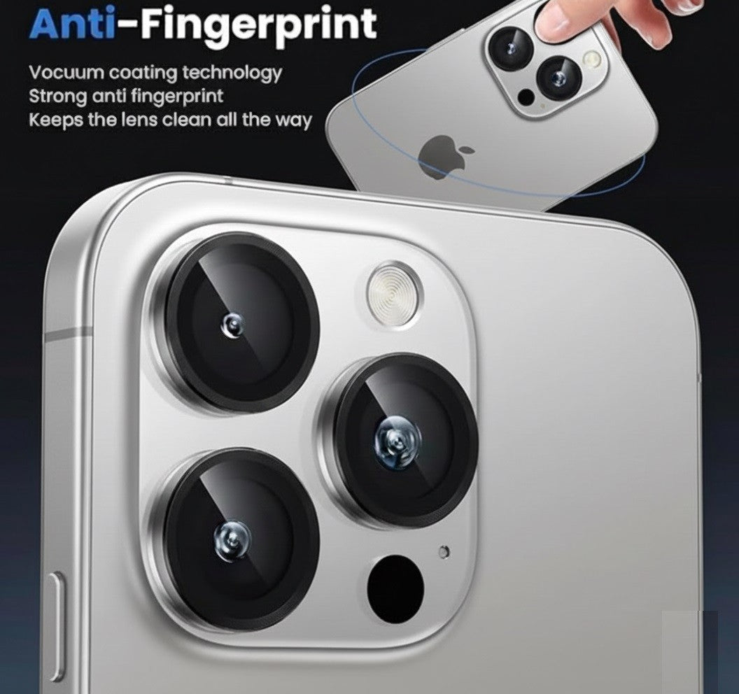 Camera LensGlass Protector Metal Ring for iPhone 17 Pro 14Pro 15Pro 16Pro 17E 13