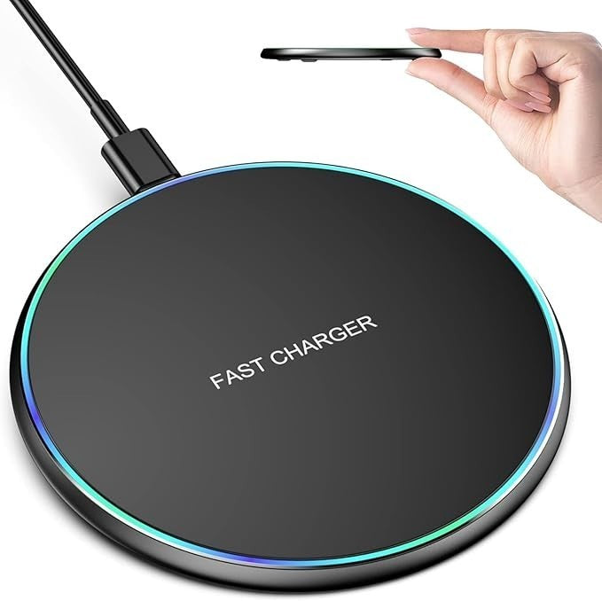 Fast Wireless Charger Charging Pad For Apple & Samsung