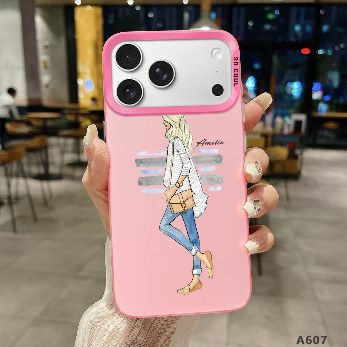 IPhone Case For iPhone 16 Pro 14 15 Pro Max 17e Customized Fashion Girls Cover