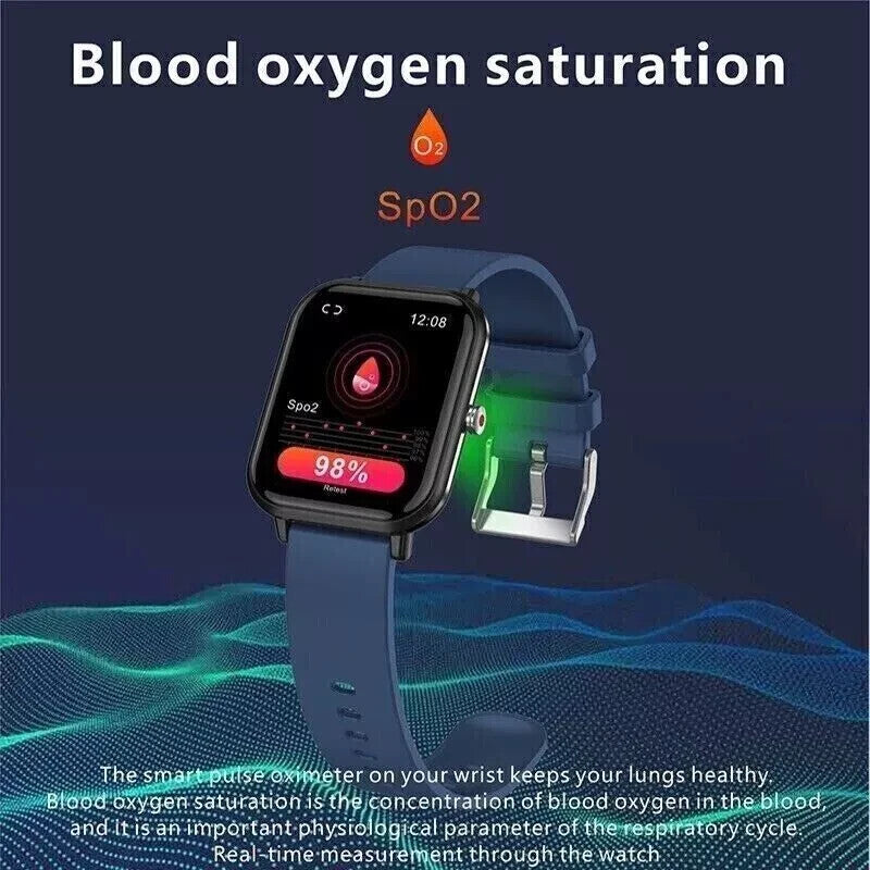 Unisex Sports Smart Watches with fitness tracker, Blood presure and heart rate
