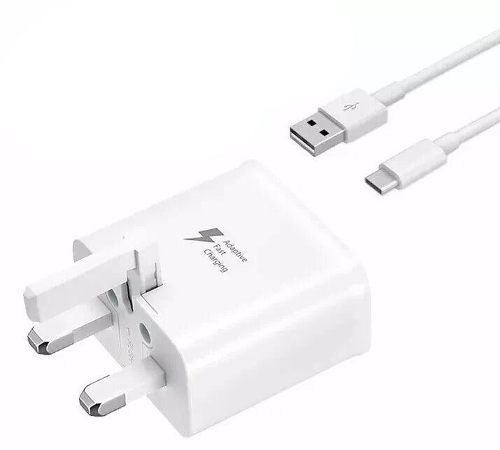 Samsung Main Fast Charger Plug Adapter USB C Cable
