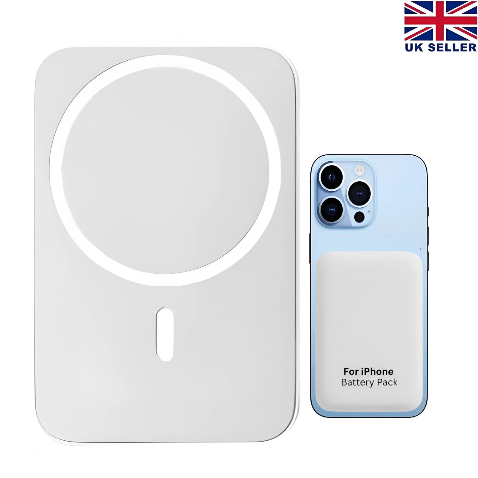900000mAh Power Bank Magnetic Battery USB Pack Wireless Fast Charger for iPhone