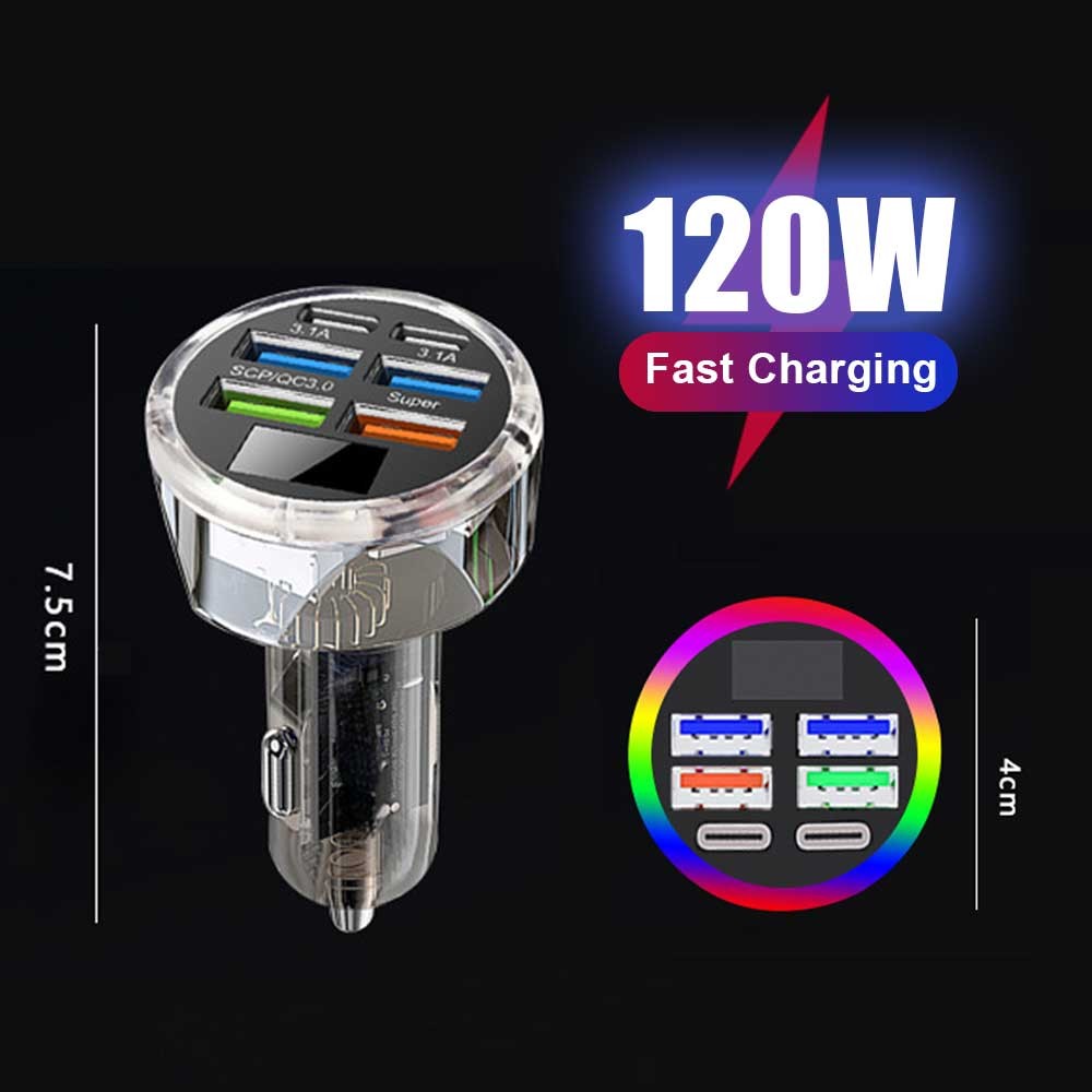USB PD Car Phone Charger QC3.0 Fast Charging Accessories