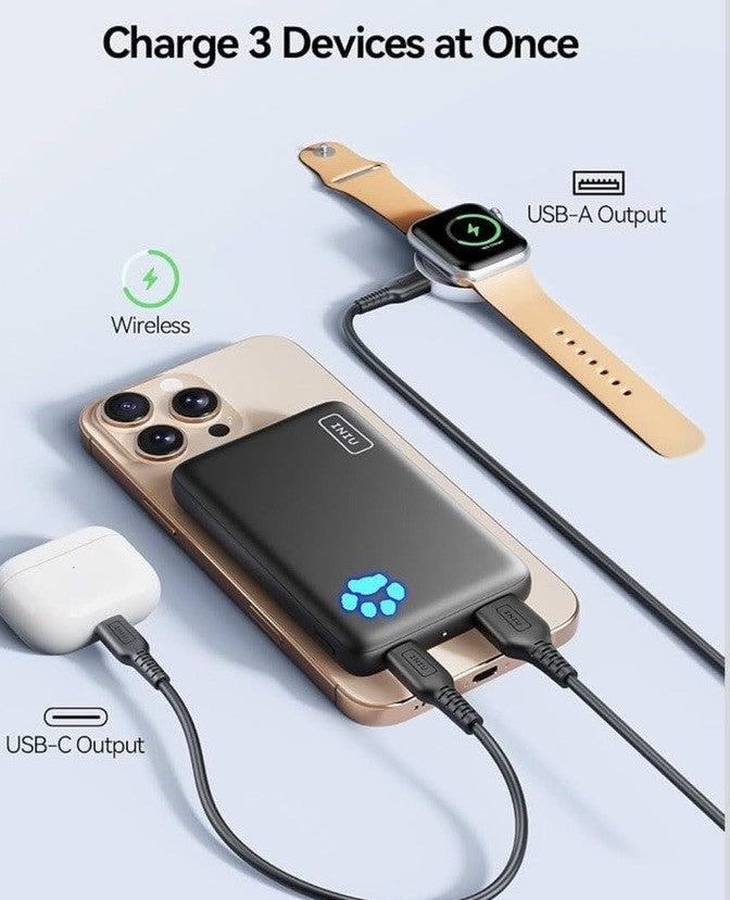 INIU Magsafe Power Bank 10000Mah Magnetic Fast Charging Portable Charger New