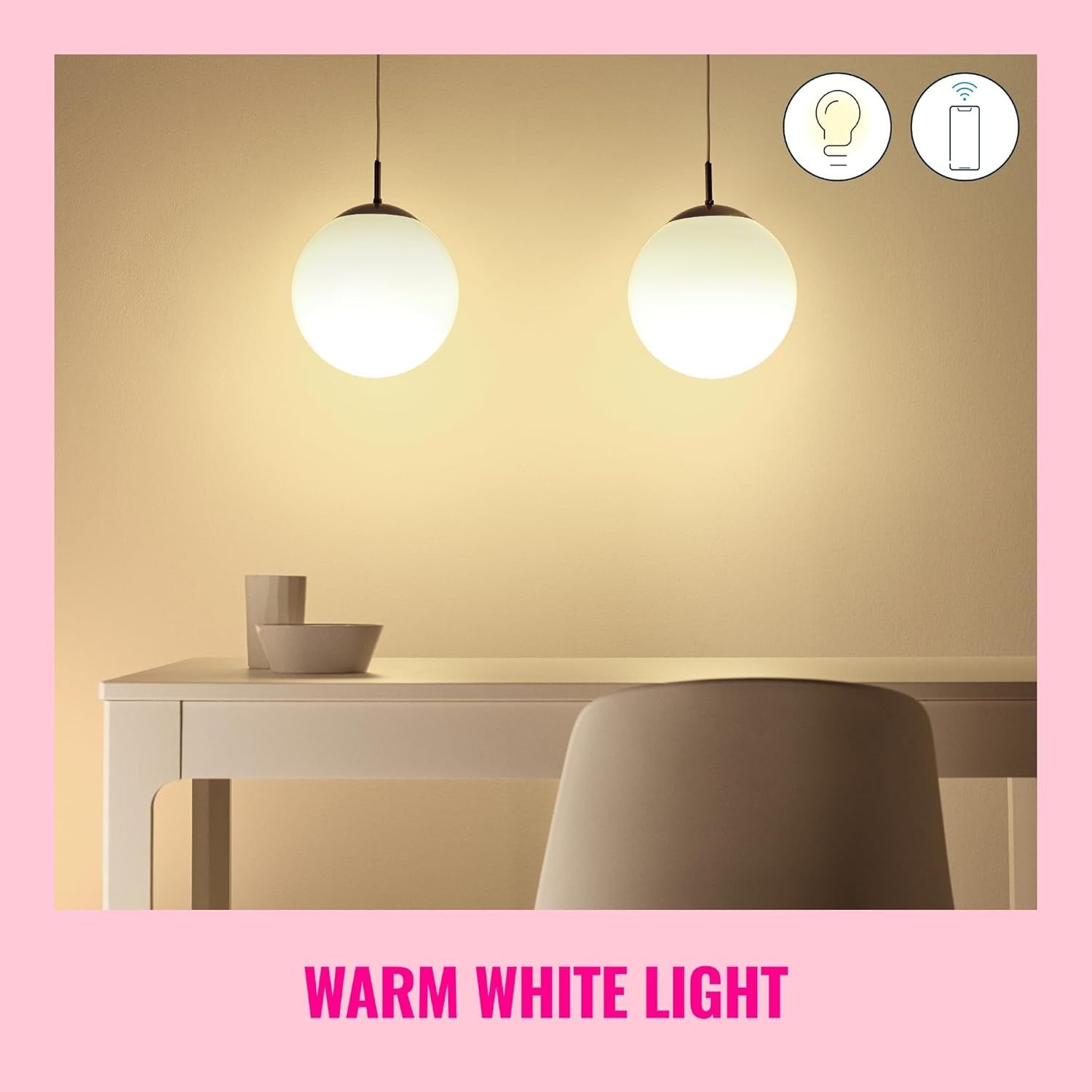 WiZ Tunable White B22 Smart WiFi Light Bulb 60W Warm Cool White Alexa Google