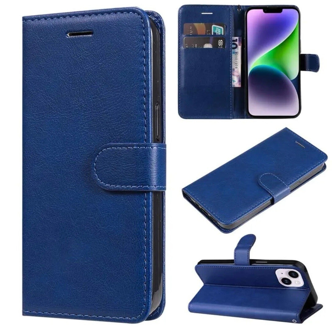 Case For iPhone 17 Pro Max 17e 15Pro 14 13 12 11Pro XR SE 16 Leather Flip Wallet