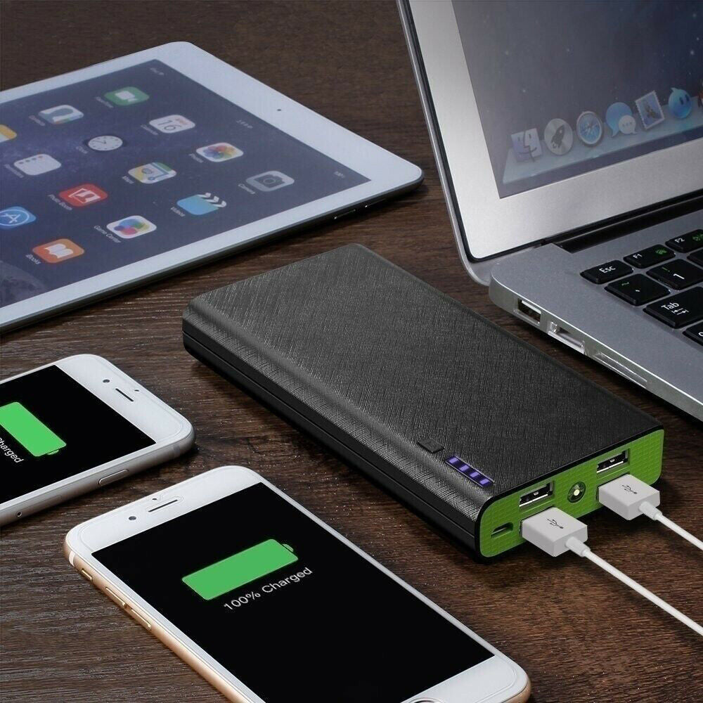 9000000mAh Power Bank 4 USB LED Fast Charger Battery Pack for Mobile Phone