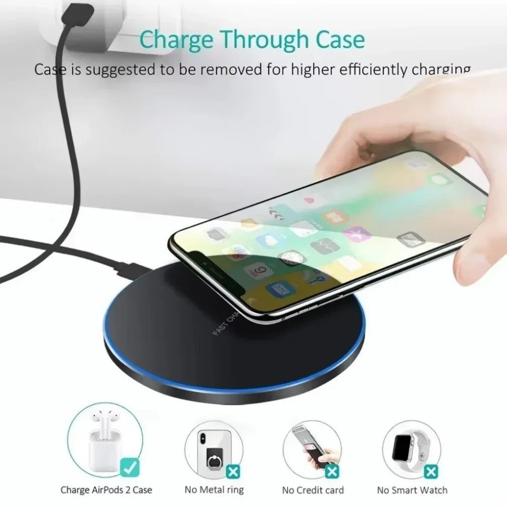 100W Fast Wireless Charger Charging Pad For Universal