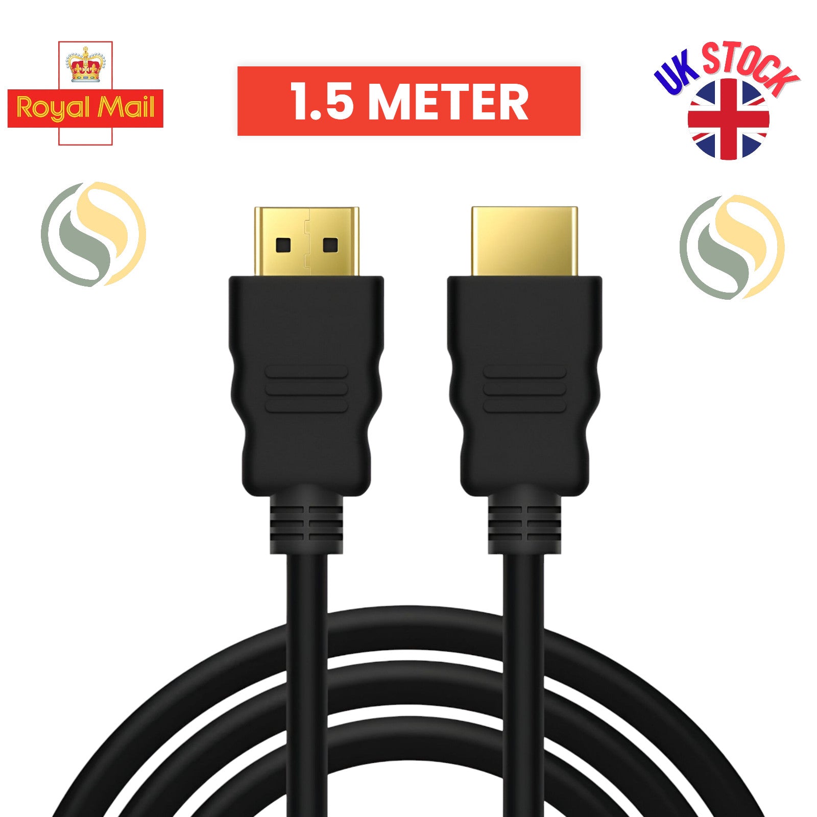 4K HDMI Cable 2.0 UltraHD High Speed 2160p 0.5m/1m/2m/3m/5m/10m/15m Premium Lead