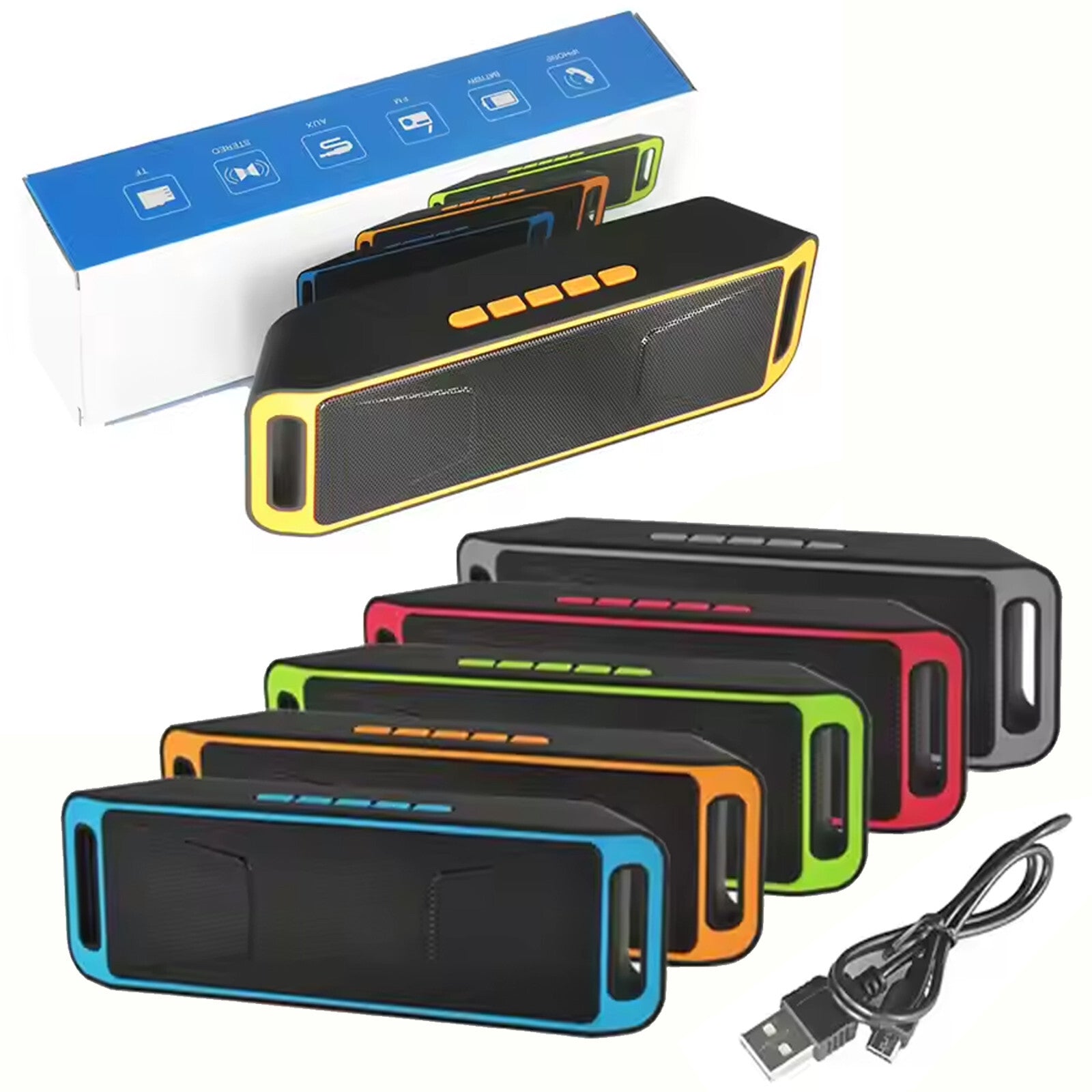 Portable Wireless Bluetooth High Bass Speakers Ultra Loud Speaker Outdoor/Indoor