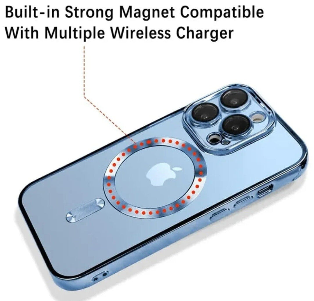 Case For iPhone 16 Pro Max 14 13 12 15 17 Pro 17E 16 Shockproof Magsafe Magnetic