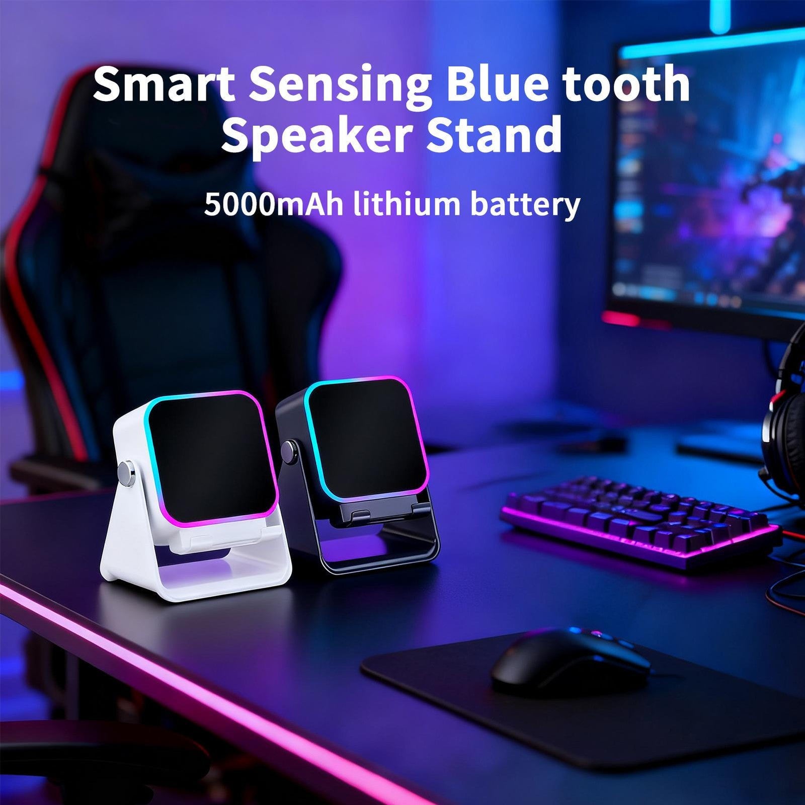 Wireless Induction Speaker 5-in-1 Bluetooth Speaker With Phone Stand