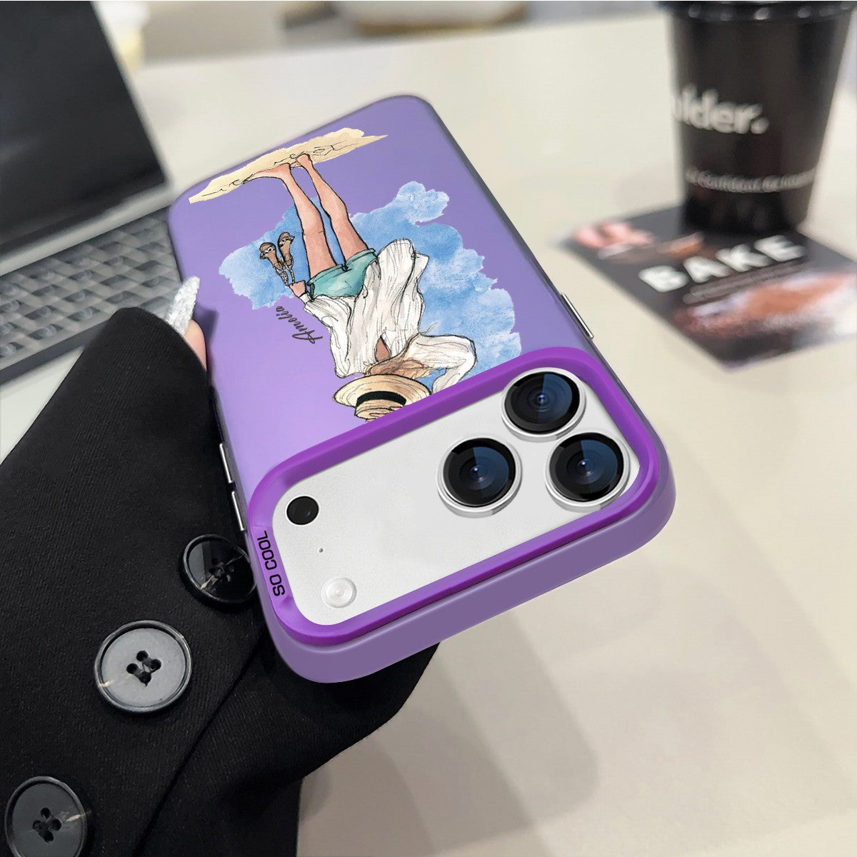 IPhone Case For iPhone 16 Pro 14 15 Pro Max 17e Customized Fashion Girls Cover