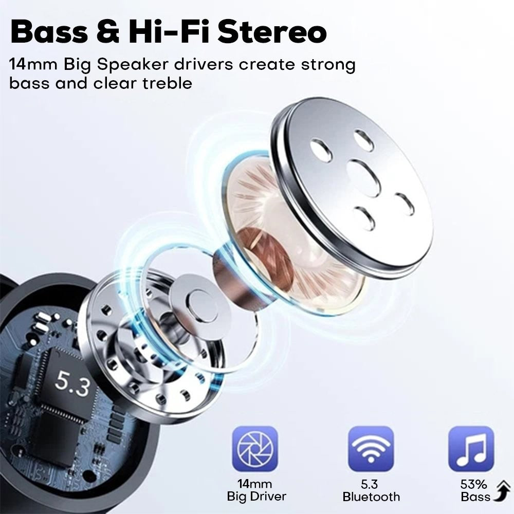 TWS Wireless Bluetooth Earphones Air In-Ear Pods Buds for iphone Samsung Android