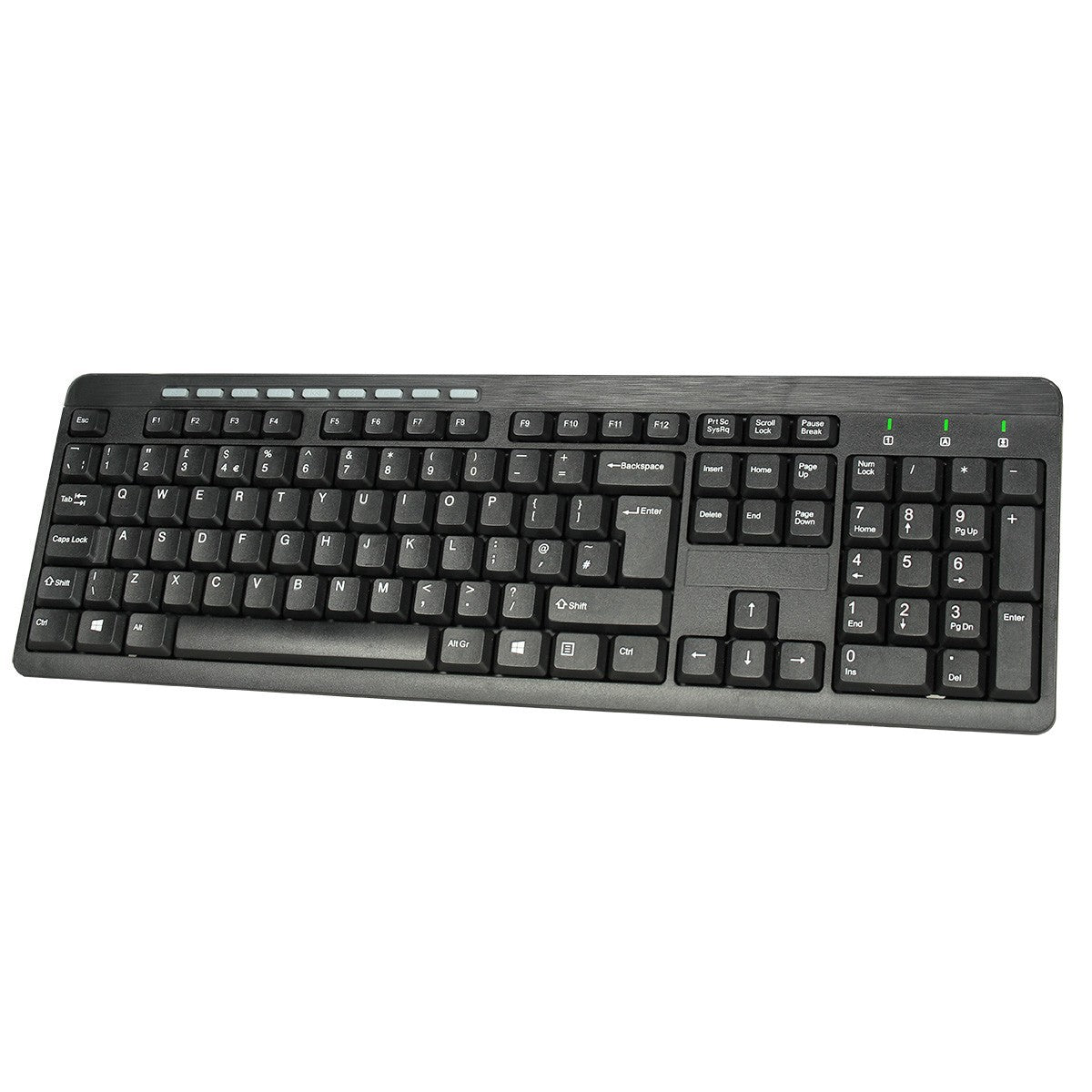 USB Wired Qwerty Keyboard And Mouse Set Combo Full-Size