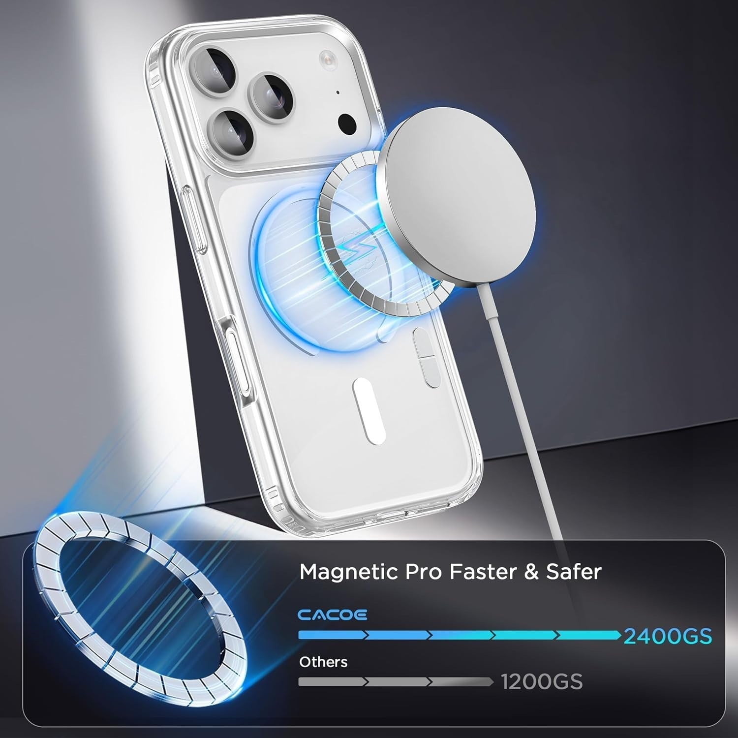 Case For iPhone 17 16 15 14 13 Pro Max Plus 11 12 Magnetic Shockproof Cover