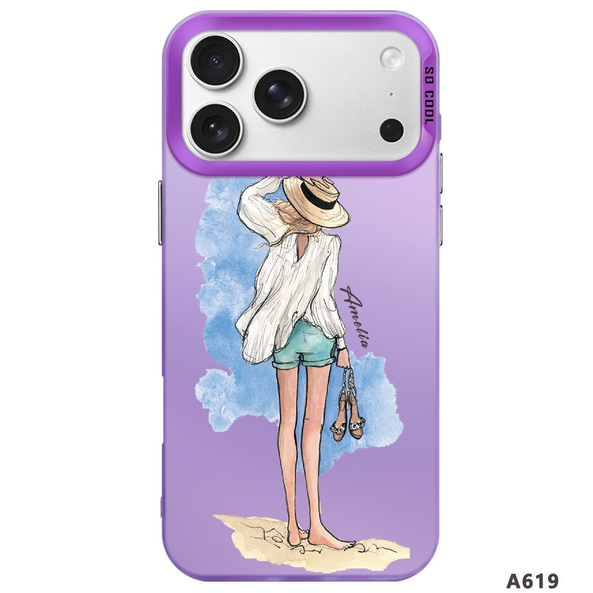 IPhone Case For iPhone 16 Pro 14 15 Pro Max 17e Customized Fashion Girls Cover