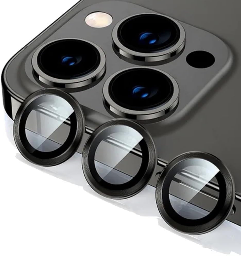 Camera LensGlass Protector Metal Ring for iPhone 17 Pro 14Pro 15Pro 16Pro 17E 13