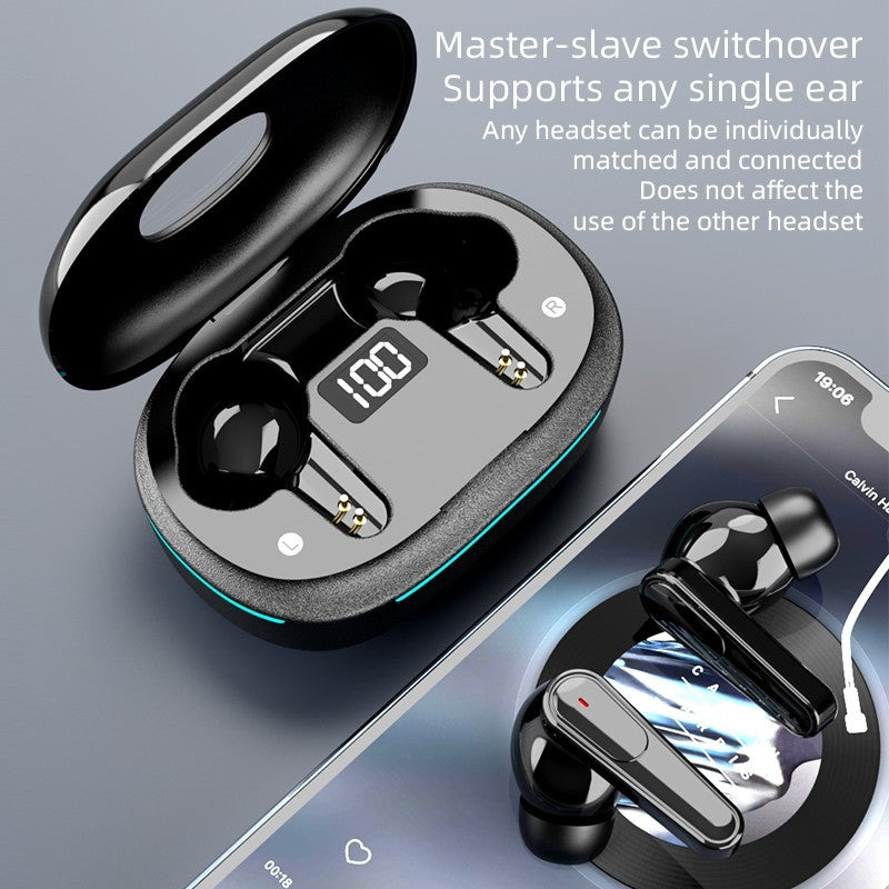 TWS Bluetooth Wireless Earbuds Dual Mic ENC Earphones For Android & iPhone