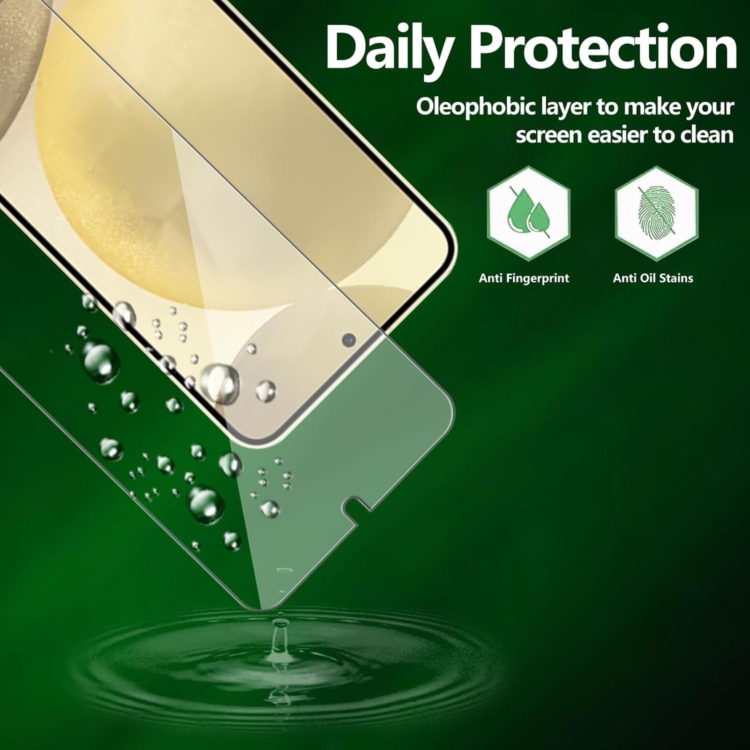 For Samsung S25 Ultra S24 S23 S22 S21 S20 Plus Tempered Glass Screen Protector