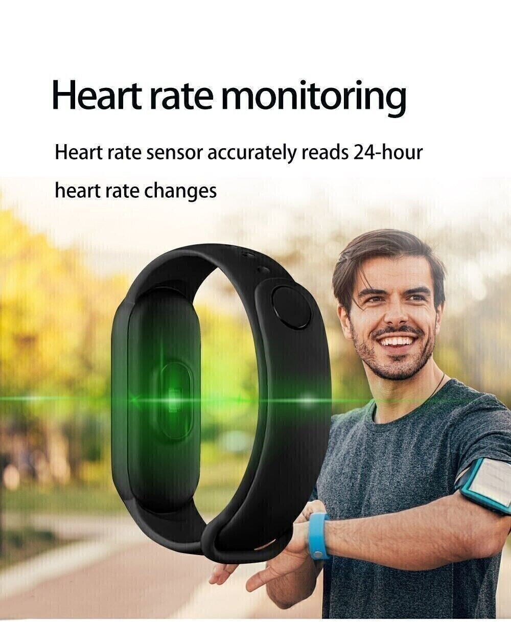 Fitbit Smart Watch Gym Band Fitness Tracker Heart Rate Monitor