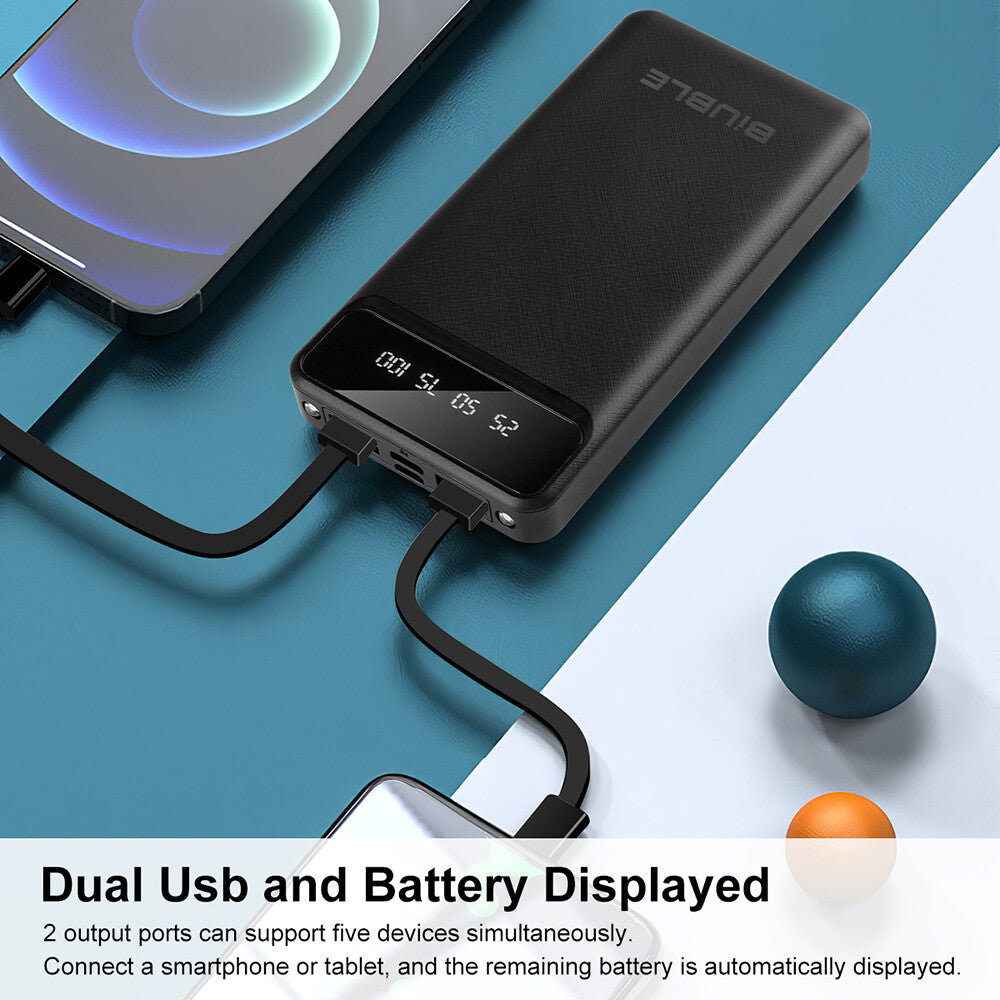 9000000mah Power Bank USB-C Pack Backup Battery Fast Charger For Mobile Phone