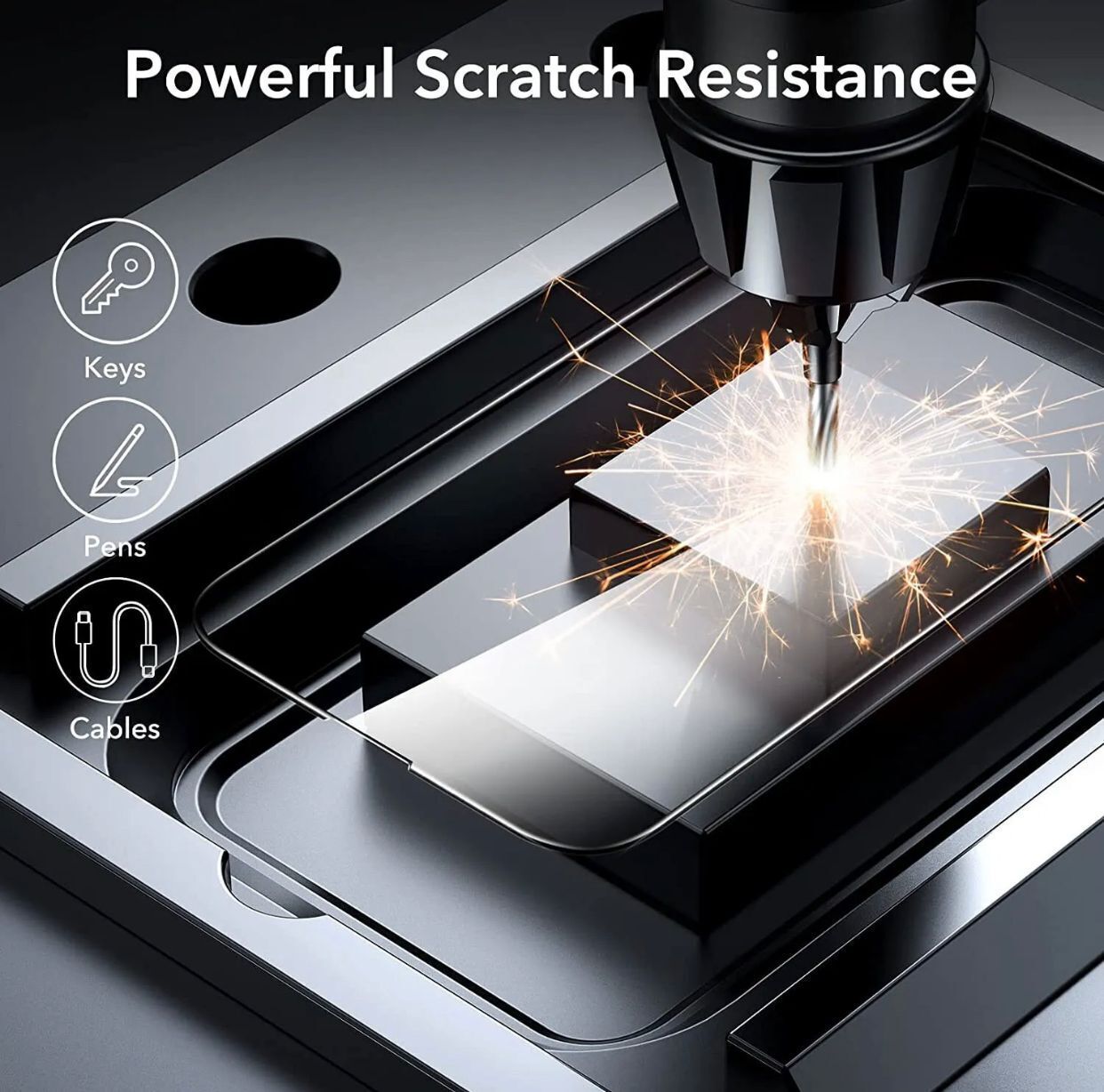 2 PACK Tempered Glass Screen Protector for iPhone's