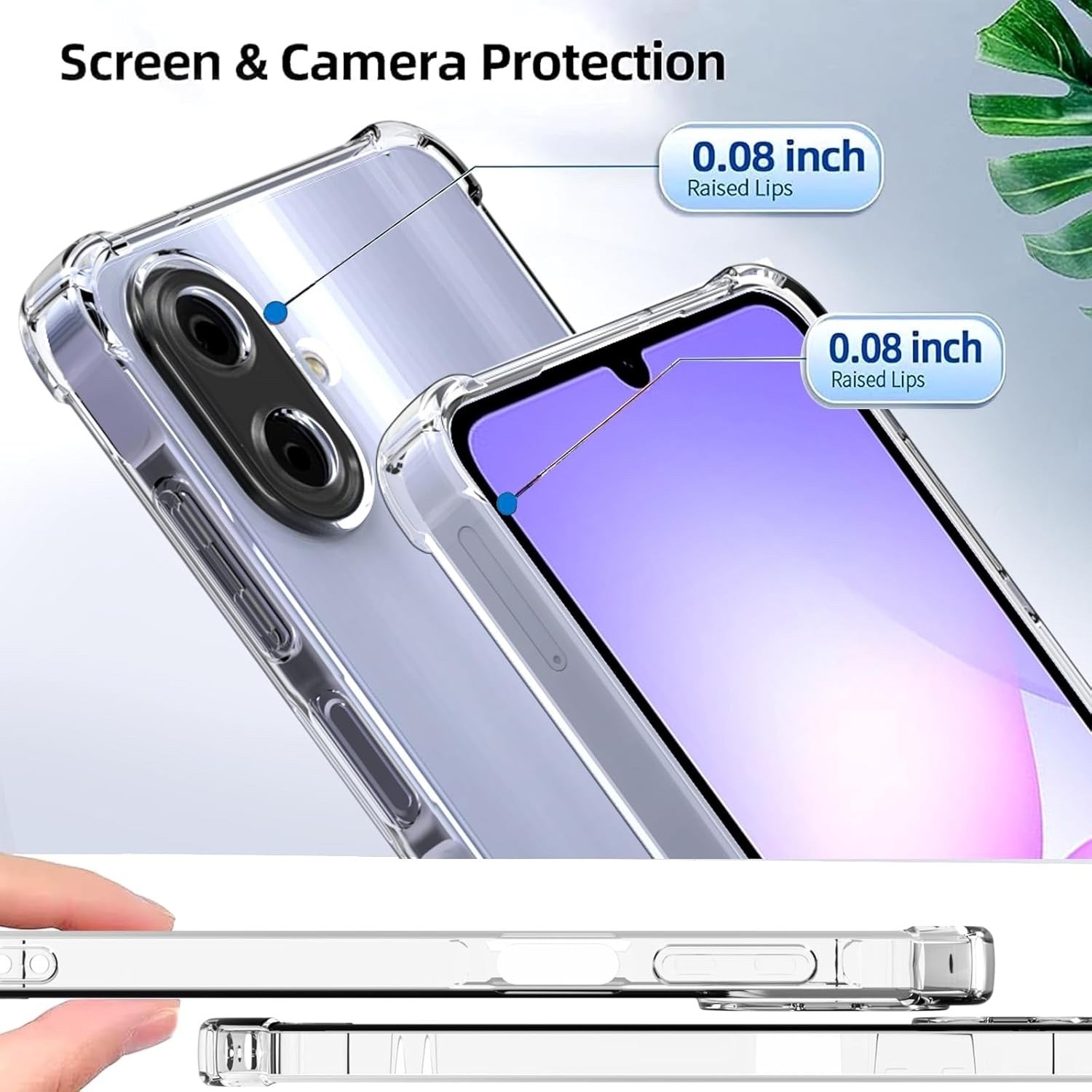 Case For Samsung A06 A07 A16 A17 A26 A36 A56 Clear Phone Cover UK