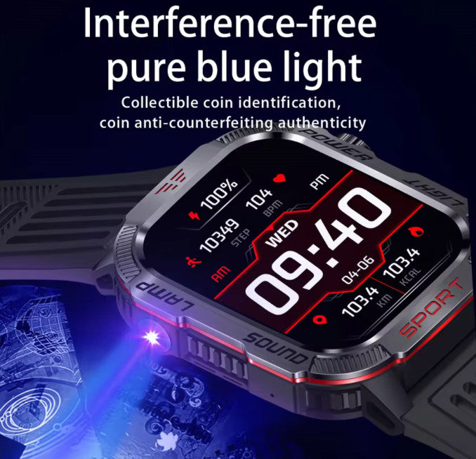 Military GPS Smart Watch Men