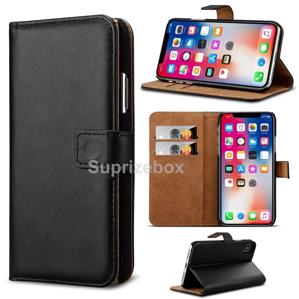 Case For Nokia 820 Leather Magnetic Flip Kick Stand Wallet Phone Case Cover