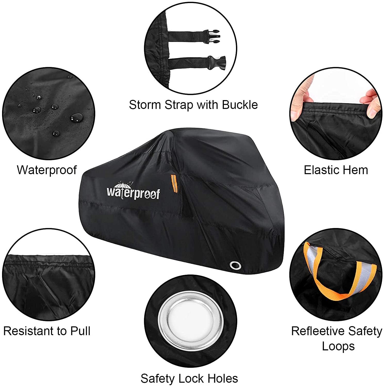 Waterproof Mountain Bike Bicycle Cover Heavy Duty Outdoor Protector 1/2Bikes