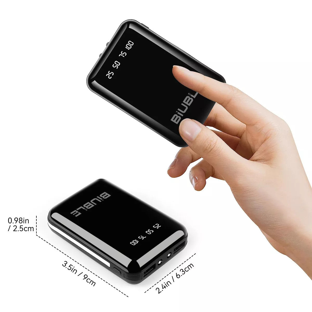 9000000mah Power Bank USB Pack Mini Backup Battery Fast Charger For Mobile Phone
