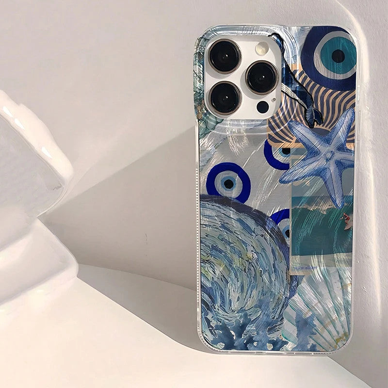 Wave Beach Phone Case for iPhone 15 14 13 12 11 Pro Max SE 7 8 XR UK