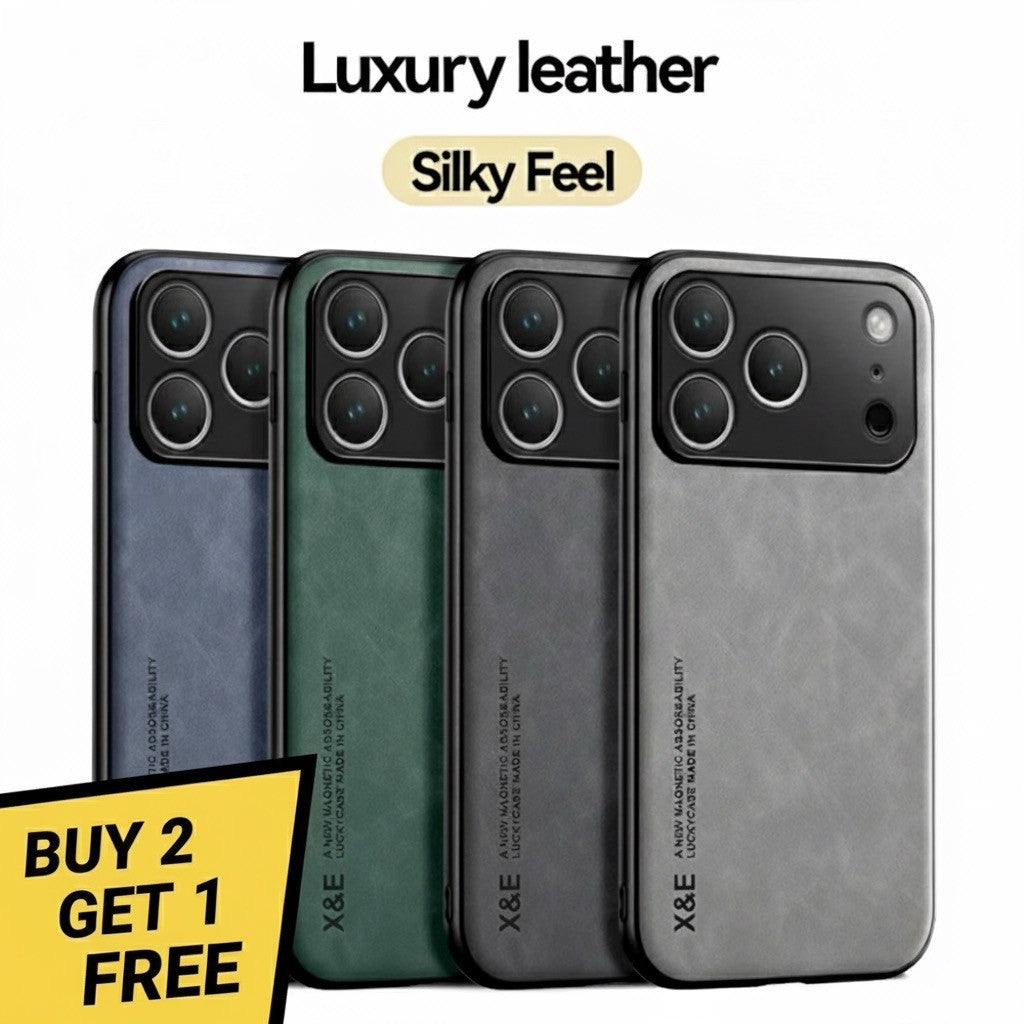 Shockproof Leather Magnetic Case For iPhone's