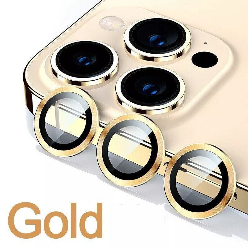 Camera LensGlass Protector Metal Ring for iPhone 17 Pro 14Pro 15Pro 16Pro 17E 13