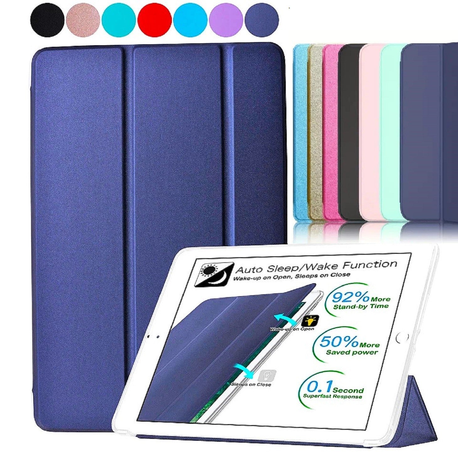 Case For iPad Generation Smart Stand Auto Sleep Wake Cover