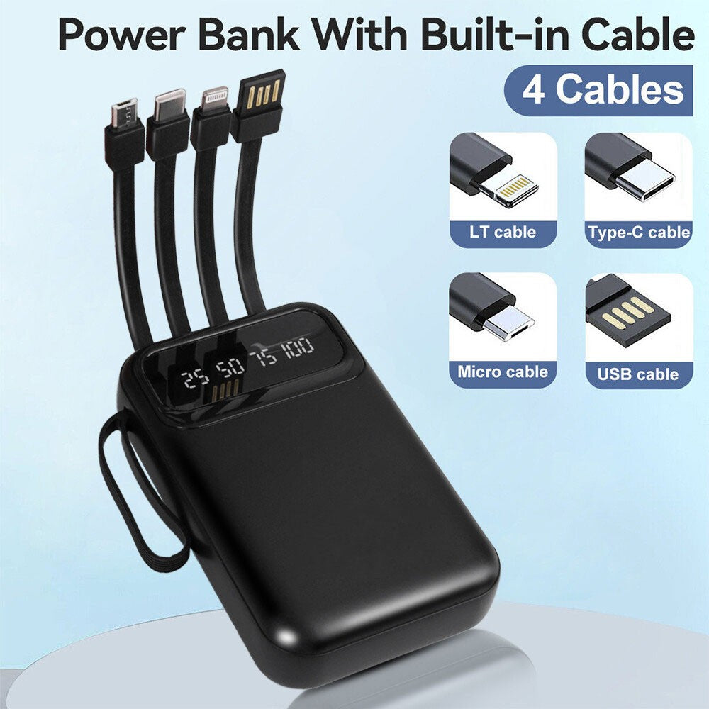 Power Bank 9000000mAh Fast charger Pack USB Battery External For Mobile Phone UK