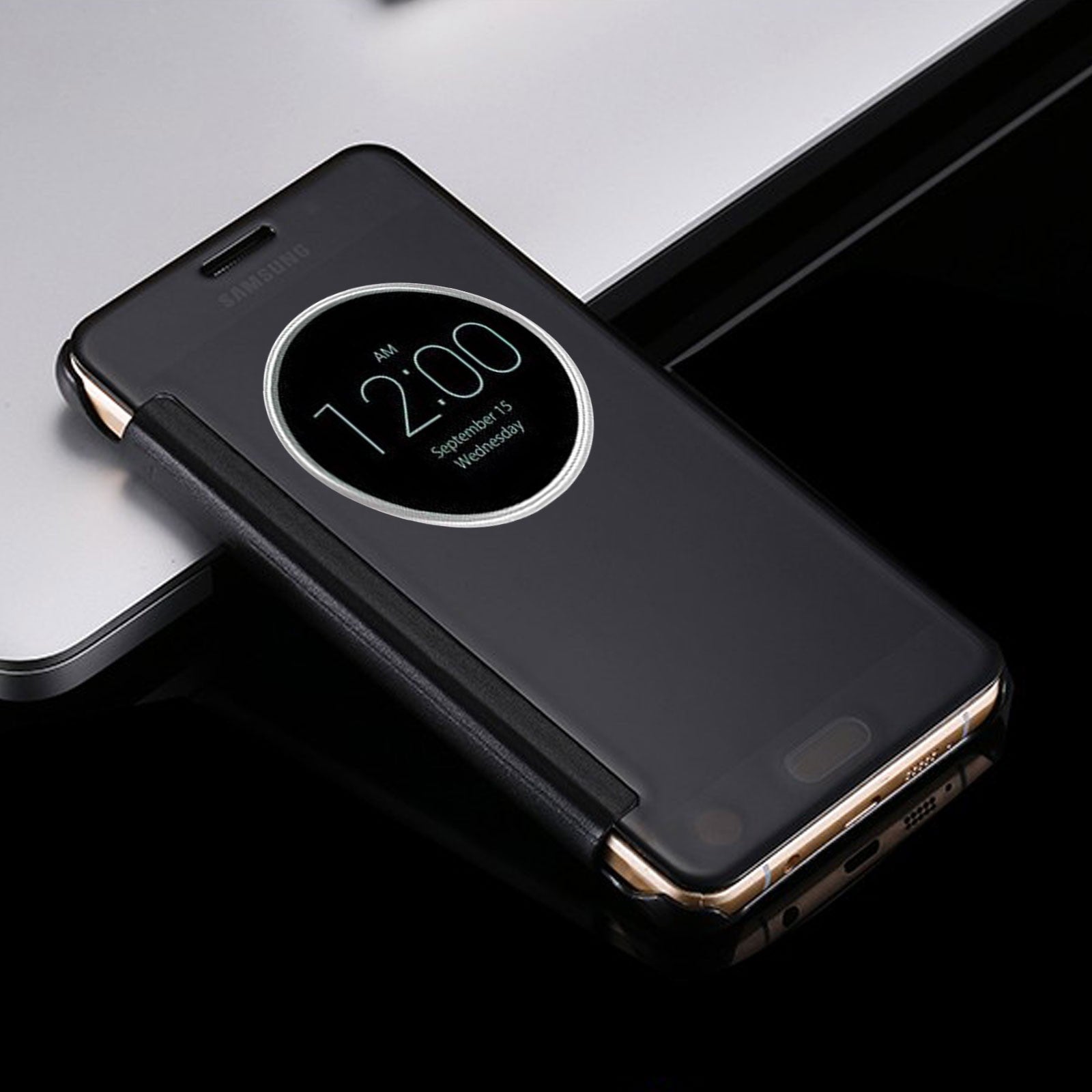 Phone Case For Samsung Galaxy S8 S9 Plus S7 S6 Edge S5 A5 J3 Mirror Flip Cover
