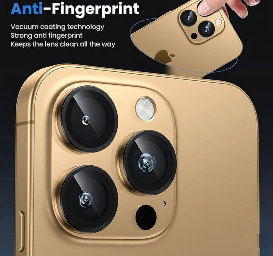 Camera LensGlass Protector Metal Ring for iPhone 17 Pro 14Pro 15Pro 16Pro 17E 13