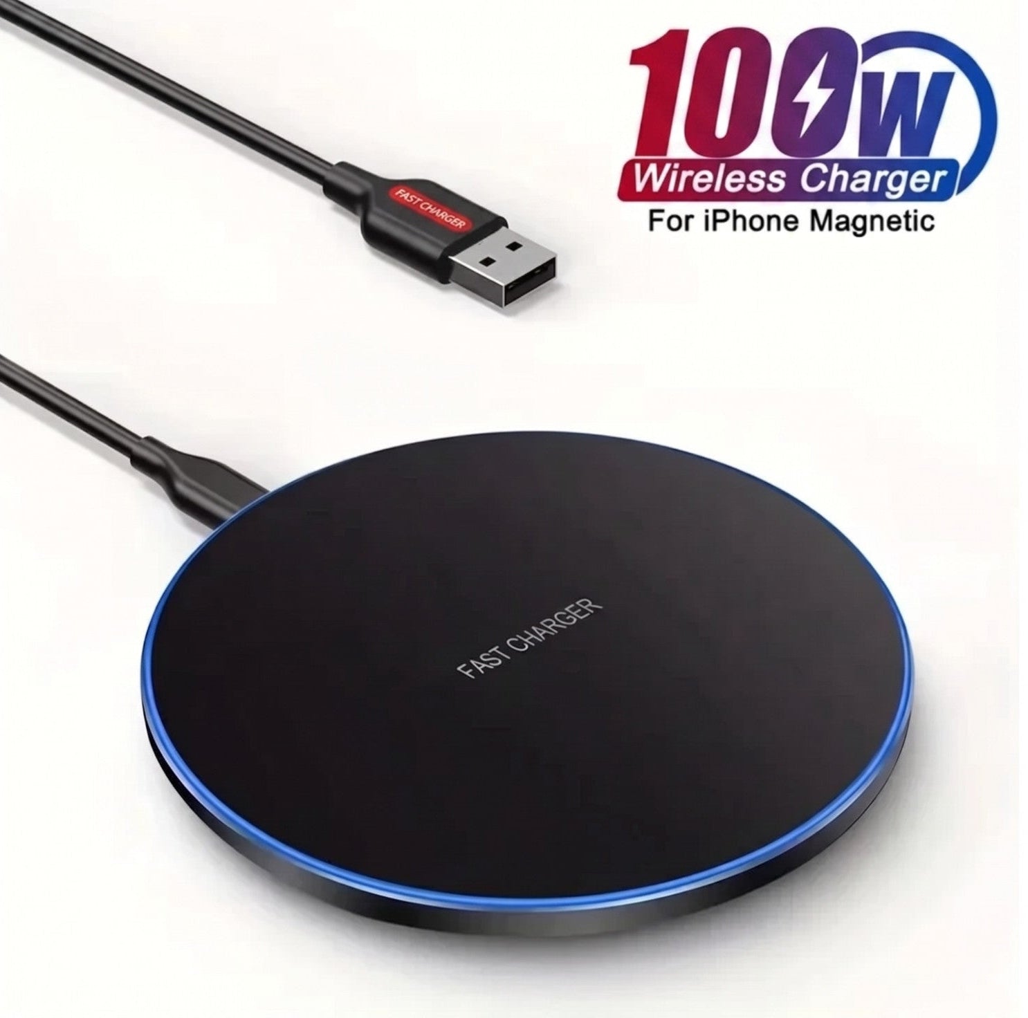 100W Fast Wireless Charger Charging Pad For Universal