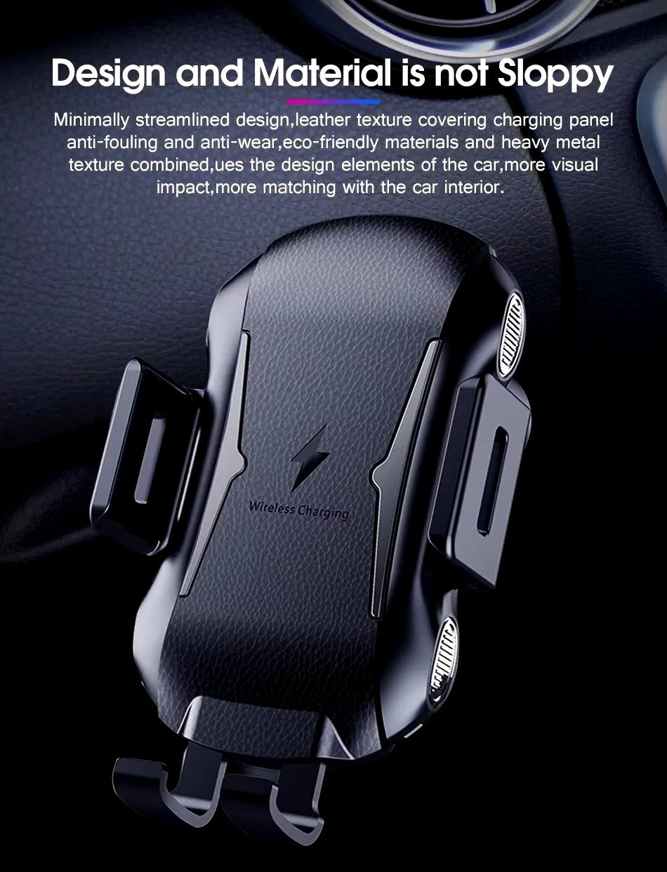 Wireless Fast Charge Car Phone Holder Universal
