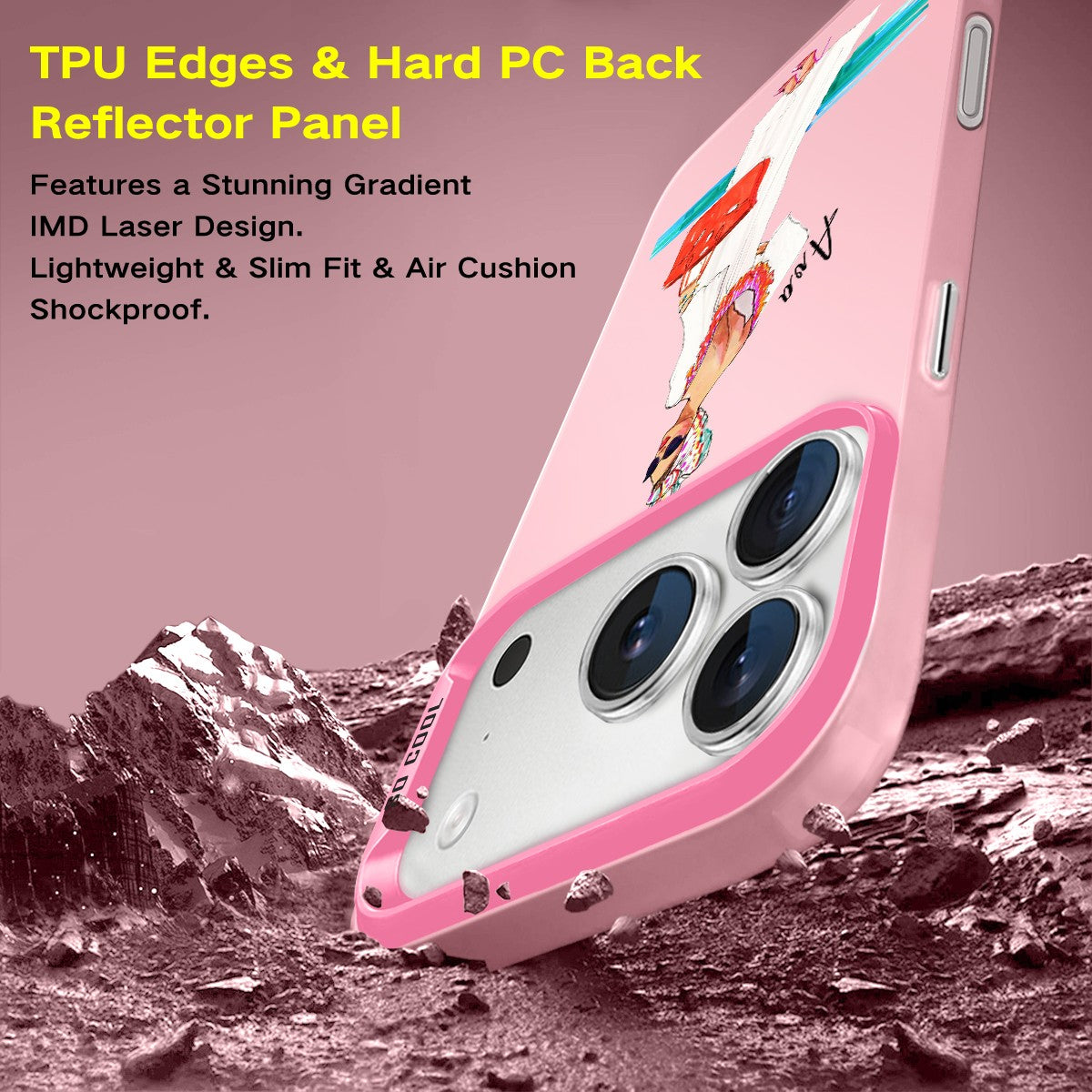IPhone Case For iPhone 16 Pro 14 15 Pro Max 17e Customized Fashion Girls Cover